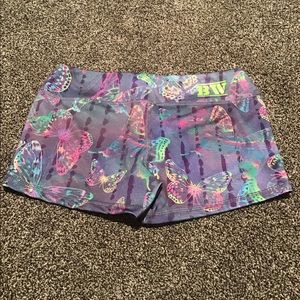 Beast Worx Butterfly Booty Crossfit Shorts Medium